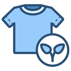 environmentally friendly shirt icon