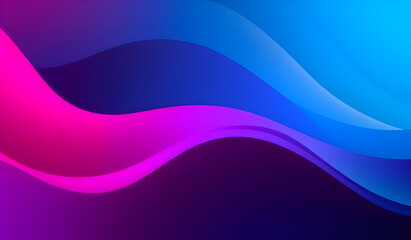 gradient purple, blue wavy dynamic abstract background. Generative AI
