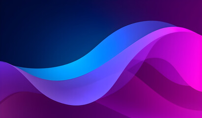 gradient purple, blue wavy dynamic abstract background. Generative AI