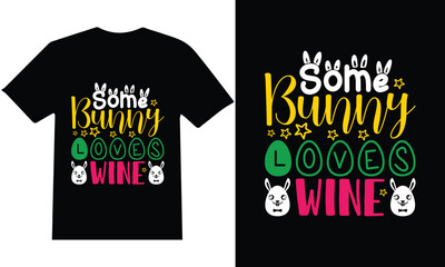 my new "Easter day" T-shirt design Vector.