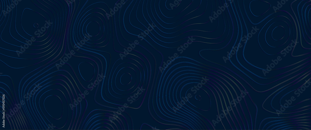 Poster the stylized multicolored abstract topographic map contour, lines pattern background, contour line g