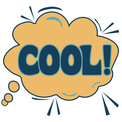 Retro Word Blob Doodle 05