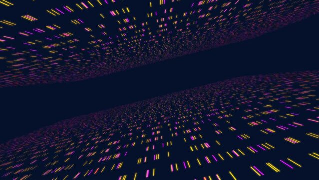 Big Genomic Data Visualization - DNA Test, Barcoding, Genome Map Architecture. Available in 4K video render animation footage.