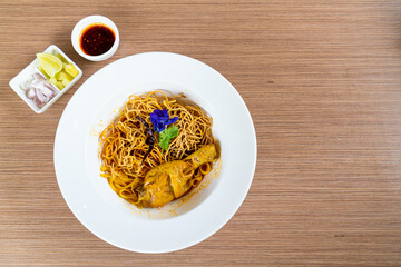 Northern Thai Curry Noodles with Chicken