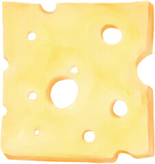 cheese watercolor png