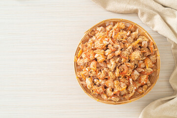 dried shrimps or dried salted prawn