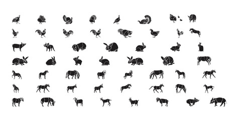 Creative New silhouettes of animals