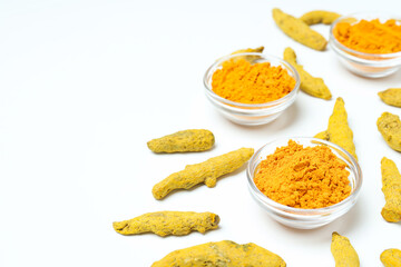 Fragrant seasoning - turmeric, one of the main ingredients in Indian curry