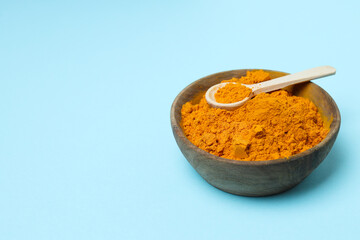 Fragrant seasoning - turmeric, one of the main ingredients in Indian curry