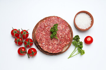 Ingredient for cooking grilled meat - ground meat