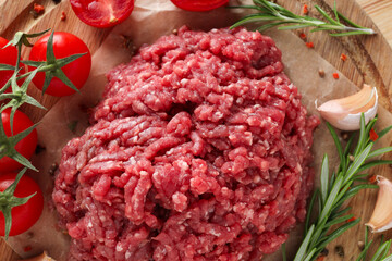 Ingredient for cooking grilled meat - ground meat
