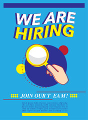 Job poster creative hiring