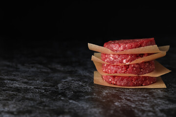 Ingredient for cooking grilled meat - ground meat