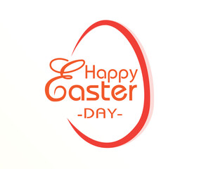 Easter egg with ribbon vector eps