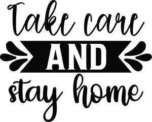 Fototapeta premium Stay at Home Svg bundle