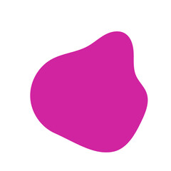 Pink Blob Abstract Shapes Vector