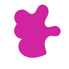 Pink Blob Abstract Shapes Vector