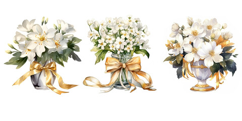 bouquet of flowers isolated