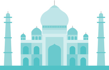Taj Mahal vector illustration