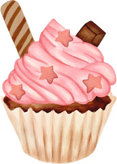 cupcake watercolor png