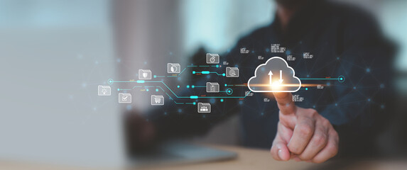 Database storage cloud technology file data transfer sharing, cyber, big data information for...