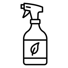 Illustration of Eco Pesticide design Icon