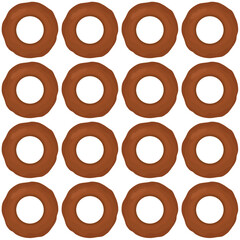 Pattern homemade cookie different taste in pastry biscuit