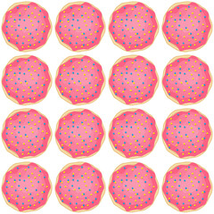 Pattern homemade cookie different taste in pastry biscuit