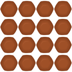 Pattern homemade cookie different taste in pastry biscuit