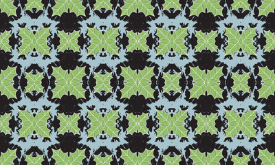 Seamless abstract floral pattern. Trendy with bright colours perfect for poster, wallpaper, banner and backdrop