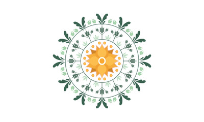 Seamless abstract floral pattern. Trendy with bright colours perfect for poster, wallpaper, banner and backdrop