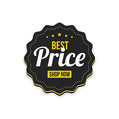 Best Price Label Vector Illustration