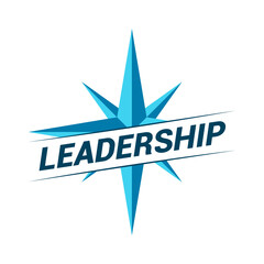 Leadership Concept, Compass Isolated Vector Illustration