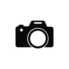 Photo Camera vector Icon in trendy flat style isolated on white background. Camera symbol for your web site design, logo, app, UI. Editable stroke. Vector illustration, EPS10