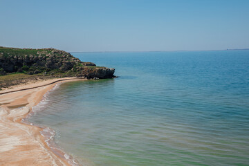Obraz premium seashore rocks beautiful nature boat trip holiday