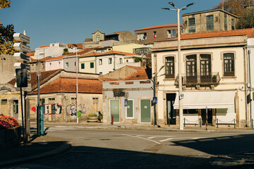 Vila do CondePortoPortugal - September 2022: Cityscape of Vila do Conde in Portugal.