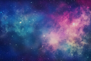 Galaxy Background. Ai generative