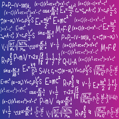 Mathematical geometric formulas abstract background. Can be used for mathematical and geometric symbols, graphs, drawings, symbols, diagram and drawing backgrounds.