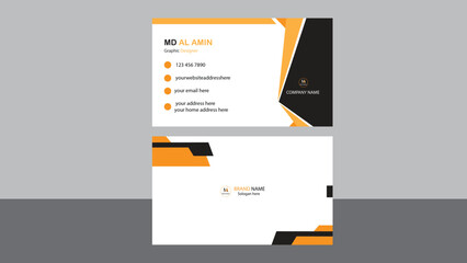 Real estate busniess card design with creative simple concept Premium Vector double sided graphics Templates  Professional modern Best design