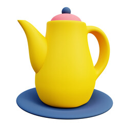 3D Teapot Illustration