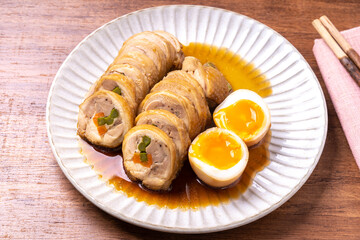 鶏の八幡巻き