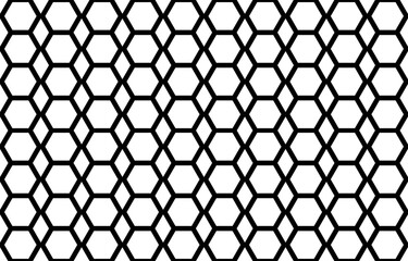 seamless hexagon pattern. Vector illustration on white background