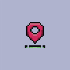 pixel art map icon good for your project and game.
