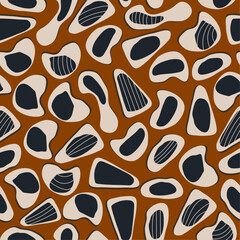 Abstract Seamless Pattern. Abstract Seamless Texture for Modern Design. Geometric Pattern for Print, Textile, Fabric. Vector Illustration