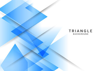 abstract blue background with triangle lines