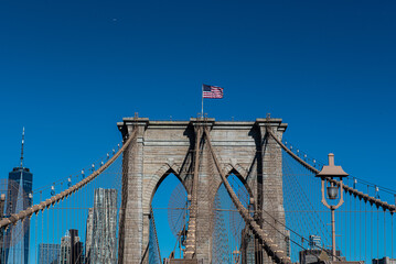 Obraz premium Crossing the Hudson River in NYC