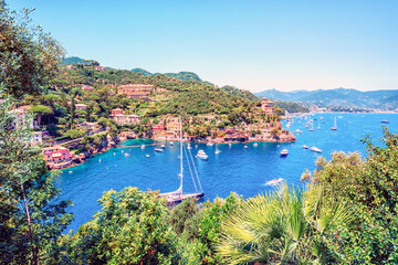 Fototapeta premium Portofino village on the Italian Riviera