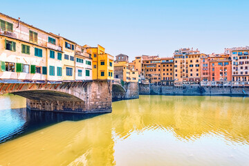 Ponte Vecchio bridge in Florence, Italy