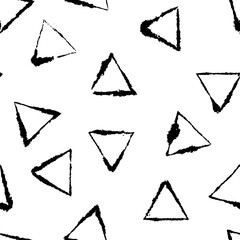 Light Inky Triangles Pattern on Blotting Paper