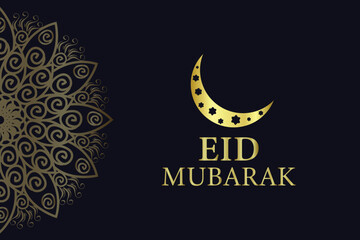 Ramadan Kareem background in luxury style. Luxury golden arabesque style mandala pattern background. Vector illustration